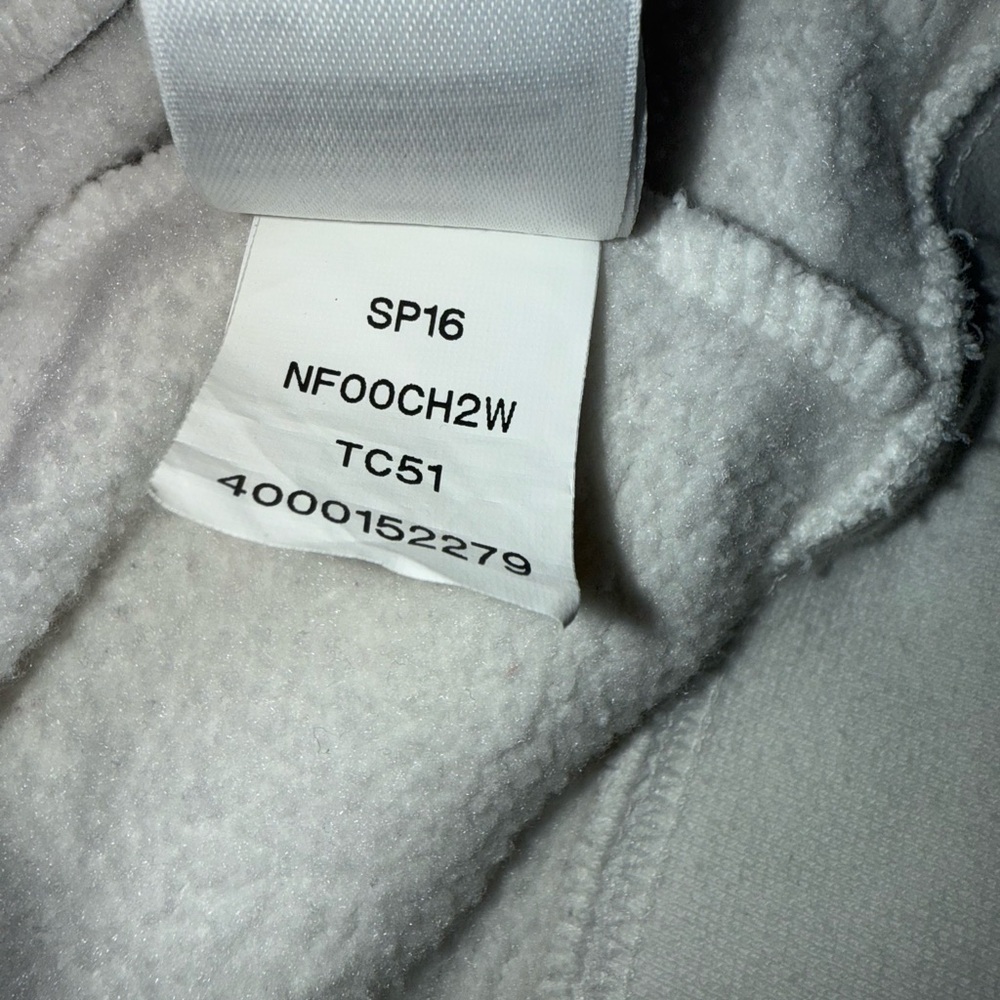 The North Face Women's White and Purple Hoodie sweatshirt sz Medium - Picture 12 of 12
